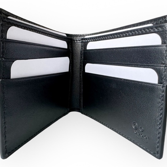 Gucci Guccissima Black Embossed Leather Wallet - Picture 6 of 6